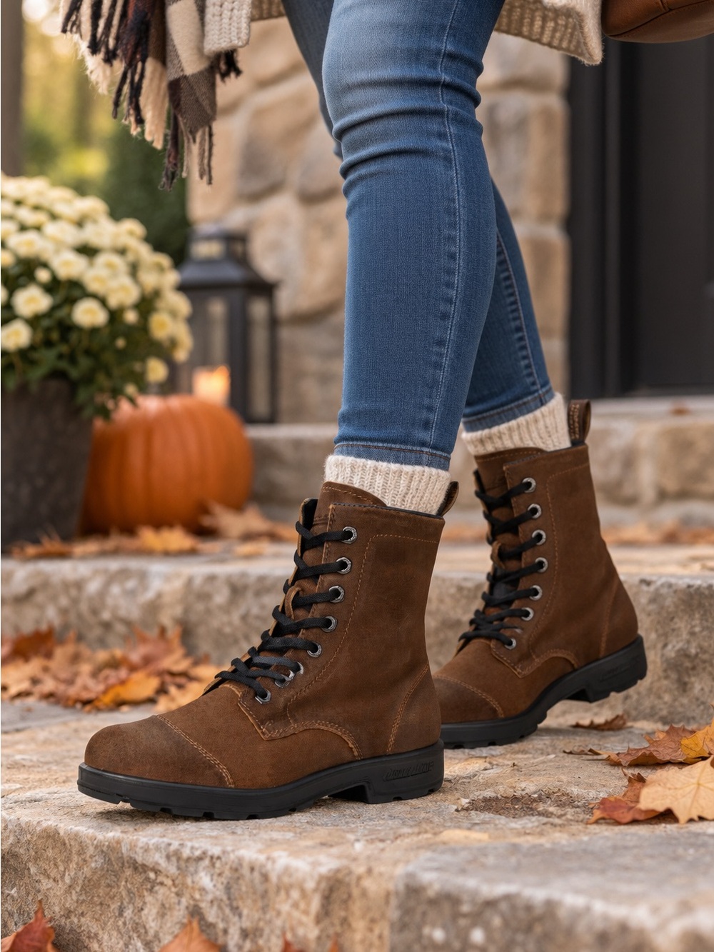NEW! Blundstone originals Lace- Up Boot Tobacco